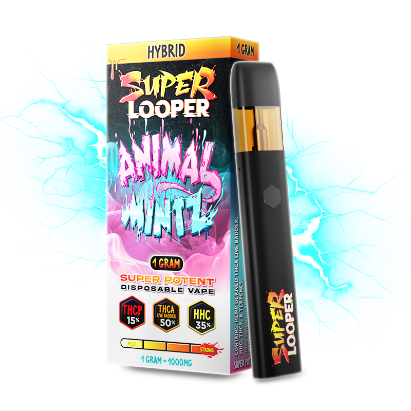 LOOPER Super Looper 1G Disposable - Animal Mintz (5 Disposables)