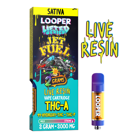 LOOPER Lifted Series 2G Live Resin Cartridge - Jet Fuel