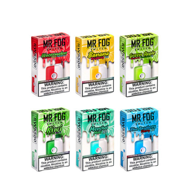 MR.FOG SWITCH 5500 PUFFS - 5 PACK