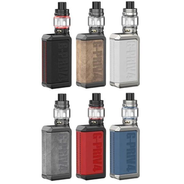 SMOK G-PRIV 4 TOUCH SCREEN 230W DUAL 18650 STARTER KIT W/REFILLABLE 6.5 ML TFV18 MINI TANK