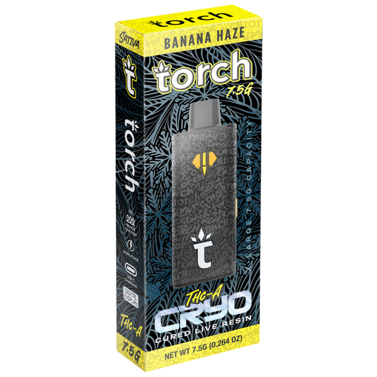 TORCH CRYO THC-A CURED LIVE RESIN 7.5G DISPOSABLE VAPE